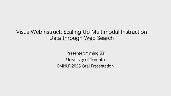VisualWebInstruct: Scaling up Multimodal Instruction Data through Web Search