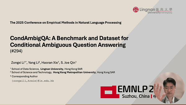 CondAmbigQA: A Benchmark and Dataset for Conditional Ambiguous Question Answering