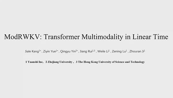 ModRWKV: Transformer Multimodality in Linear Time