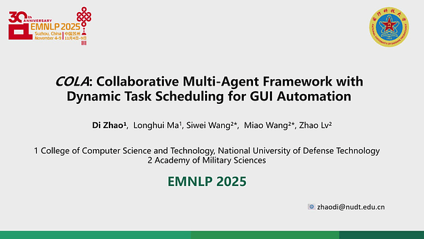 COLA: Collaborative Multi-Agent Framework with Dynamic Task Scheduling for GUI Automation