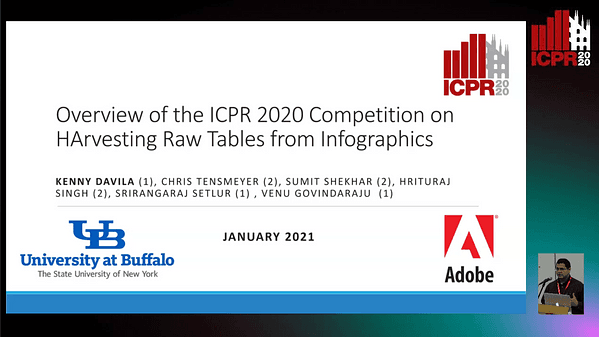 Overview of the ICPR 2020 Competition on HArvesting Raw Tables from Infographics