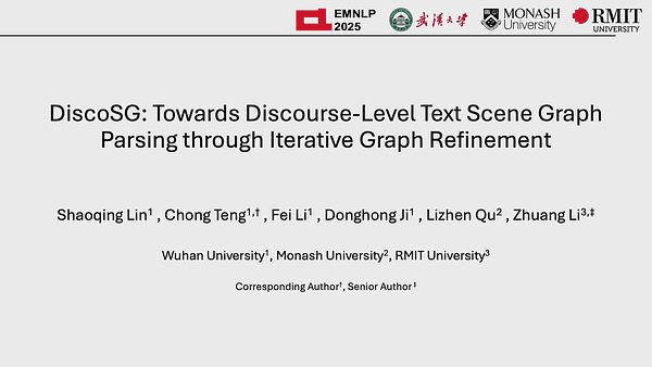 DiscoSG: Towards Discourse-Level Text Scene Graph Parsing through Iterative Graph Refinement