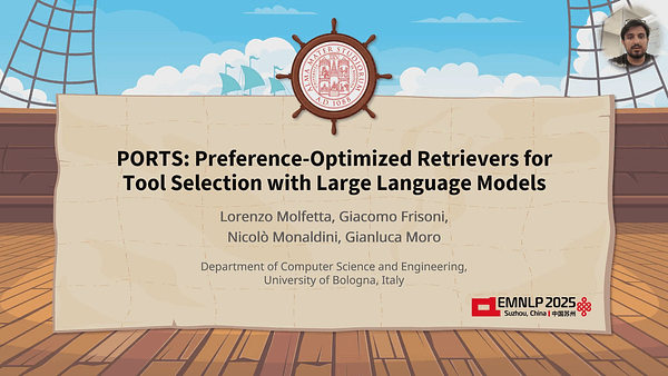 PORTS: Preference-Optimized Retrievers for Tool Selection with Large Language Models