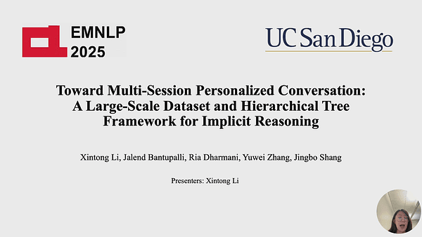 Toward Multi-Session Personalized Conversation: A Large-Scale Dataset and Hierarchical Tree Framework for Implicit Reasoning
