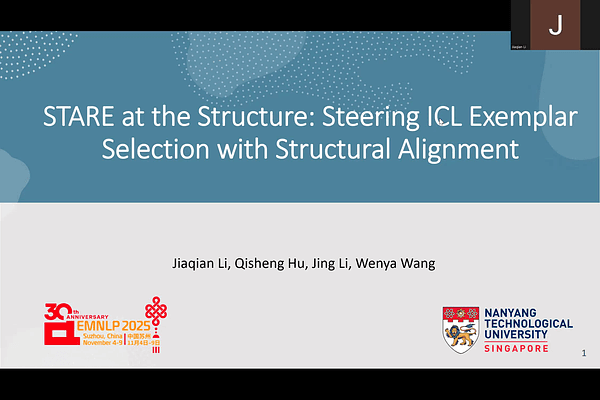 STARE at the Structure: Steering ICL Exemplar Selection with Structural Alignment