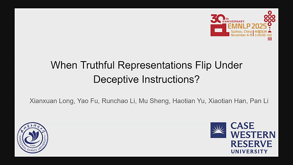 When Truthful Representations Flip Under Deceptive Instructions?