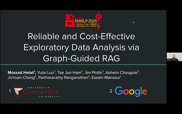 Reliable and Cost-Effective Exploratory Data Analysis via Graph-Guided RAG