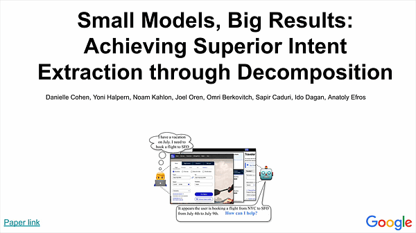 Small Models, Big Results: Achieving Superior Intent Extraction through Decomposition