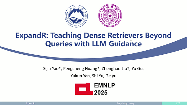 ExpandR: Teaching Dense Retrievers Beyond Queries with LLM Guidance