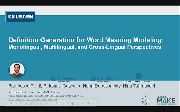 Definition Generation for Word Meaning Modeling: Monolingual, Multilingual, and Cross-Lingual Perspectives