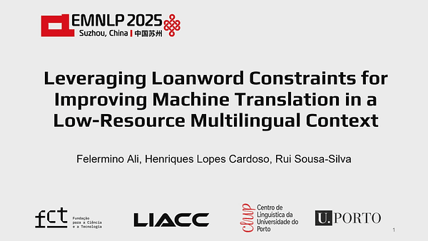 Leveraging Loanword Constraints for Improving Machine Translation in a Low-Resource Multilingual Context