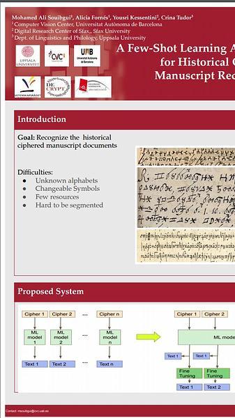 A Few-shot Learning Approach for Historical Ciphered Manuscript Recognition