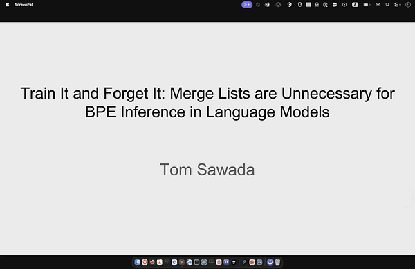 Train It and Forget It: Merge Lists are Unnecessary for BPE Inference in Language Models