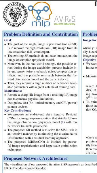 Deep Iterative Residual Convolutional Network for Single Image Super-Resolution