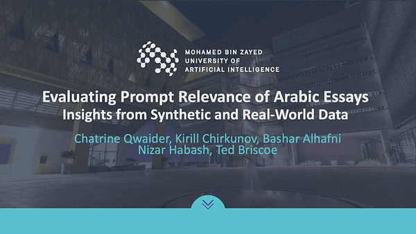 Evaluating Prompt Relevance in Arabic Automatic Essay Scoring: Insights from Synthetic and Real-World Data
