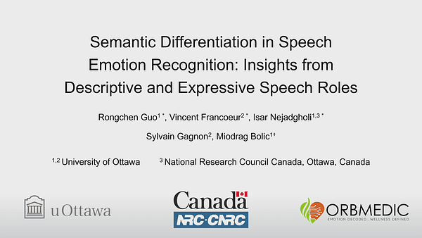 Semantic Differentiation in Speech Emotion Recognition: Insights from Descriptive and Expressive Speech Roles