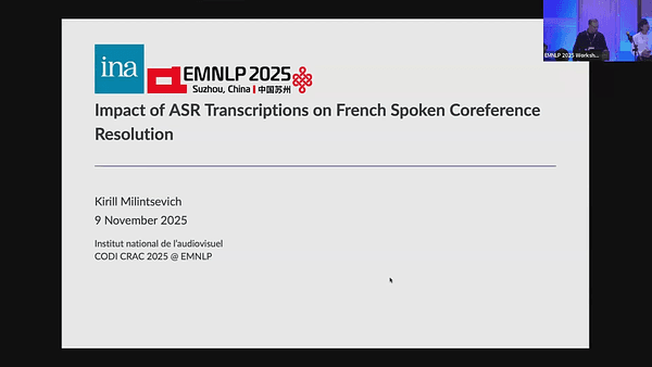 Impact of ASR Transcriptions on French Spoken Coreference Resolution