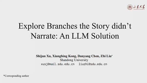 Explore Branches the Story didn't Narrate: An LLM Solution