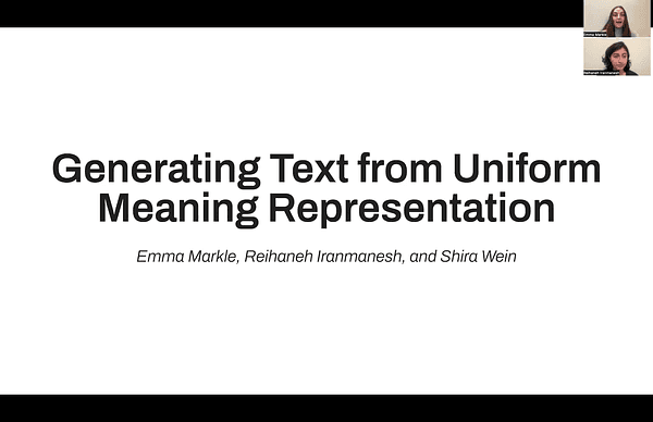 Generating Text from Uniform Meaning Representation