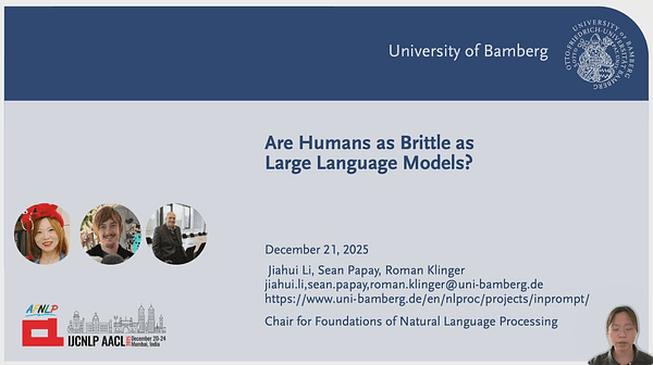 Are Humans as Brittle as Large Language Models?