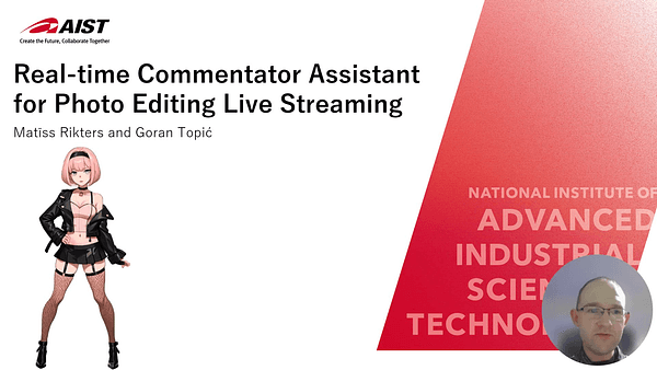 Real-time Commentator Assistant for Photo Editing Live Streaming