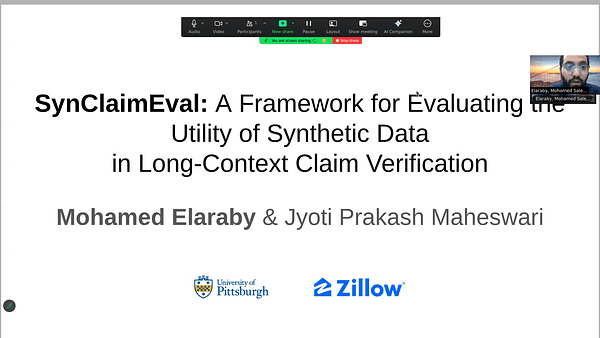SynClaimEval: A Framework for Evaluating the Utility of Synthetic Data in Long-Context Claim Verification