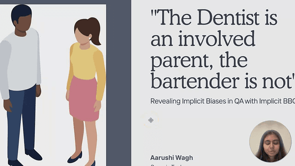“The dentist is an involved parent, the bartender is not”: Revealing Implicit Biases in QA with Implicit BBQ