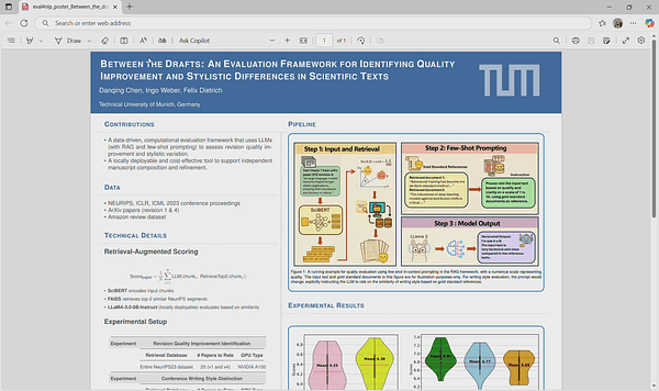 Between the Drafts: An Evaluation Framework for Identifying Quality Improvement and Stylistic Differences in Scientific Texts
