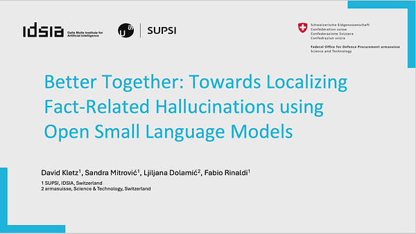 Better Together: Towards Localizing Fact-Related Hallucinations using Open Small Language Models