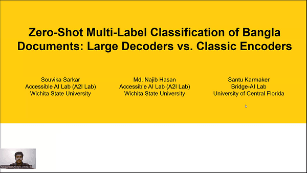 Zero-Shot Multi-Label Classification of Bangla Documents: Large Decoders Vs. Classic Encoders