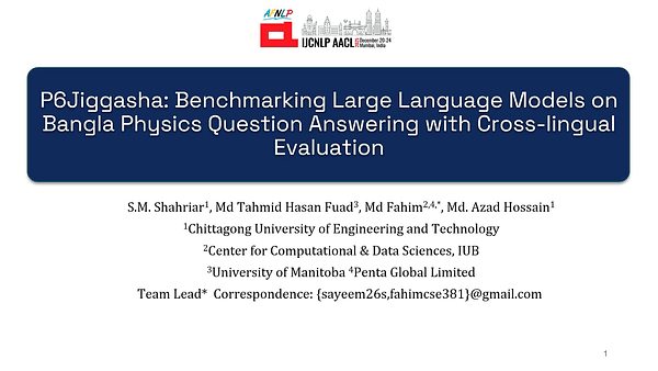 P6Jiggasha: Benchmarking Large Language Models on Bangla Physics Question Answering with Cross-lingual Evaluation