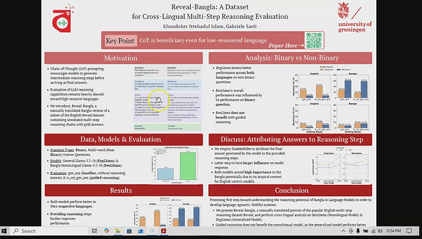 Reveal-Bangla: A Dataset for Cross-Lingual Multi-Step Reasoning Evaluation