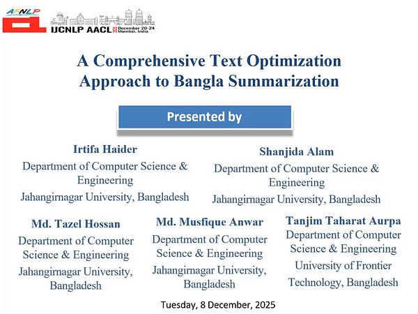 A Comprehensive Text Optimization Approach to Bangla Summarization