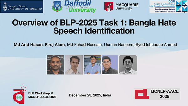 Overview of BLP-2025 Task 1: Bangla Hate Speech Identification