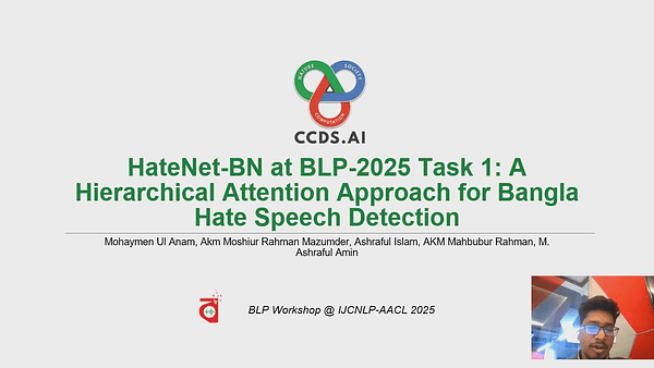 HateNet-BN at BLP-2025 Task 1: A Hierarchical Attention Approach for Bangla Hate Speech Detection