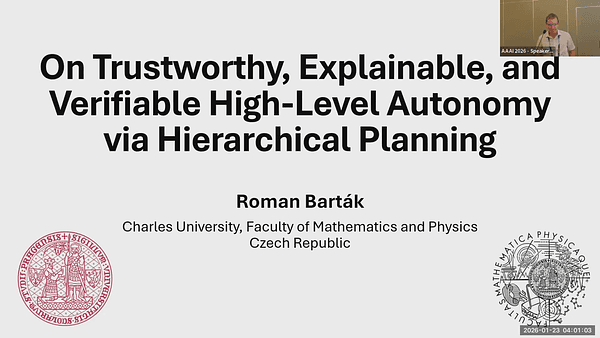 On Trustworthy, Explainable, and Verifiable High-Level Autonomy via Hierarchical Planning