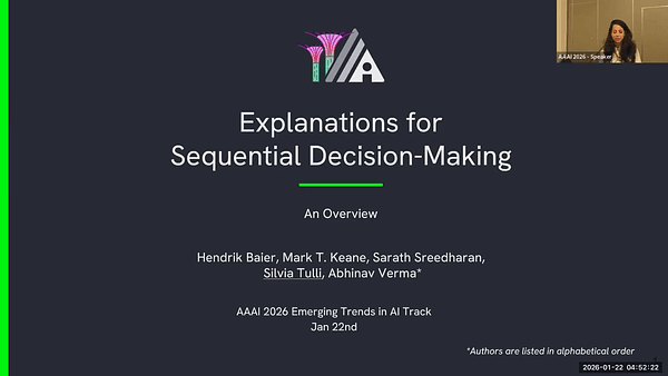 Explanations for Sequential Decision-Making – an Overview