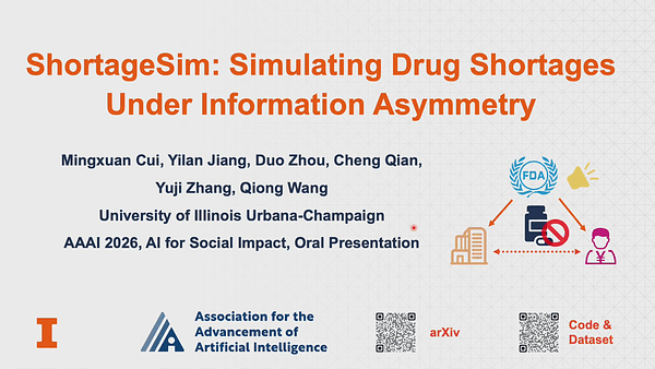 ShortageSim: Simulating Drug Shortages Under Information Asymmetry