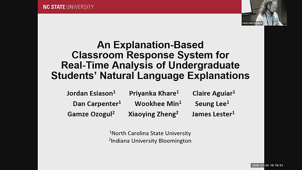 An Explanation-Based Classroom Response System for Real-Time Analysis of Undergraduate Students’ Natural Language Explanations