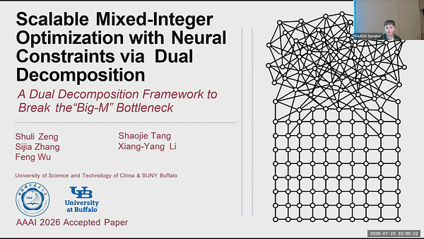 Scalable Mixed-Integer Optimization with Neural Constraints via Dual Decomposition