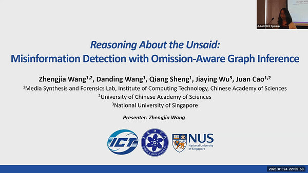 Reasoning About the Unsaid: Misinformation Detection with Omission-Aware Graph Inference