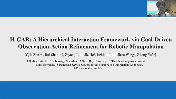 H-GAR: A Hierarchical Interaction Framework via Goal-Driven Observation-Action Refinement for Robotic Manipulation
