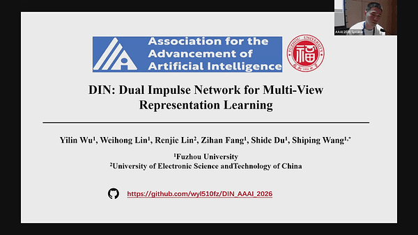 DIN: Dual Impulse Network for Multi-view Representation Learning