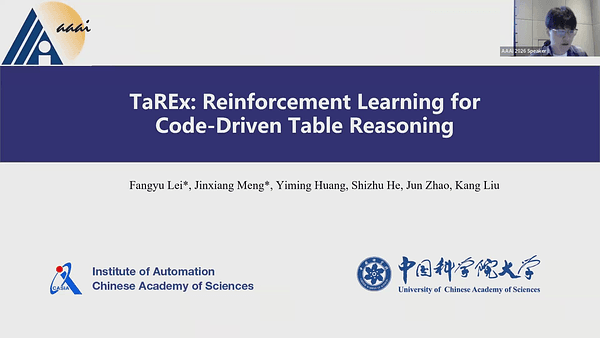 TaREx: Reinforcement Learning for Code-Driven Table Reasoning