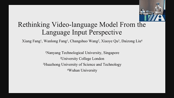 Rethinking Video-Language Model from the Language Input Perspective