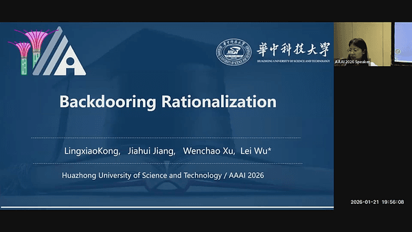 Backdooring Rationalization