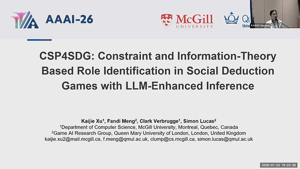 CSP4SDG: Constraint and Information-Theory Based Role Identification in Social Deduction Games with LLM-Enhanced Inference