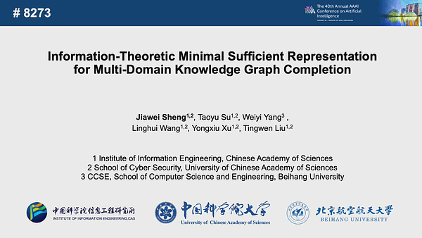Information-Theoretic Minimal Sufficient Representation for Multi-Domain Knowledge Graph Completion