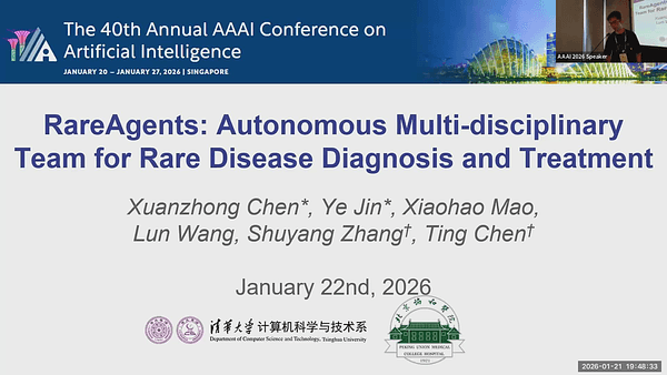 RareAgents: Autonomous Multi-disciplinary Team for Rare Disease Diagnosis and Treatment