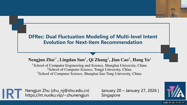 DFRec: Dual Fluctuation Modeling of Multi-level Intent Evolution for Next-Item Recommendation